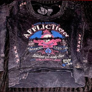 Affliction womens long sleeve